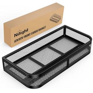 Heavy Duty ATV Front Cargo Basket 17"x36"x6.3