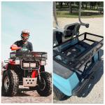 Heavy Duty ATV Front Cargo Basket 17"x36"x6.3