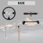 300mm Steel Steering Wheel Kit for Go Karts