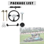 300mm Steel Steering Wheel Kit for Go Karts