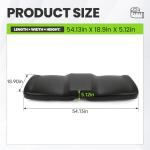 HECASA Seat Bottom Cushion Compatible with 2011-2018 Polaris RANGER 4X4 6X6 800 900 DIESEL CREW/XP 800/570 Full Size Replacement for 2684884-070 UTV Bottom Seat