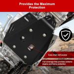 Tusk Aluminum Silver ATV Skid Plate