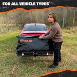 Mockins Heavy-Duty Folding Luggage Rack & Cargo Bag