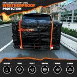 Mockins Heavy-Duty Folding Luggage Rack & Cargo Bag