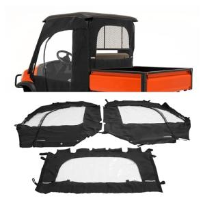 BALOCEO UTV Soft Cab Doors with Rear Window