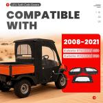 BALOCEO UTV Soft Cab Doors with Rear Window