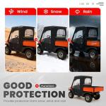 BALOCEO UTV Soft Cab Doors with Rear Window
