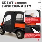 BALOCEO UTV Soft Cab Doors with Rear Window