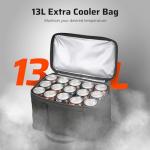 Large Waterproof ATV Rear Rack Storage Bags with Cooler