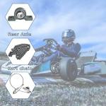 44-Inch Go Kart Rear Axle Kit with Components