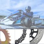 44-Inch Go Kart Rear Axle Kit with Components