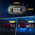 RGB LED Rock Lights for UTVs and Trucks