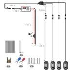 RGB LED Rock Lights for UTVs and Trucks
