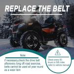 CFMOTO CVT Drive Belt by QYMOTO - Heavy Duty