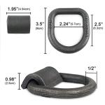 Heavy Duty Weld-On D-Ring Tie Down Anchors