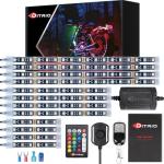 DITRIO 12pcs RGB LED Strip Light Kit for ATVs