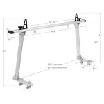 Elevate Outdoor Universal Aluminum Truck Ladder Rack