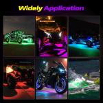 Multi-Color LED Rock Lights Kit with App Control