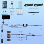 RGB LED Rock Lights Kit for ATV and UTV