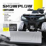 Universal 48" Adjustable ATV Snow Plow Kit