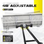 Universal 48" Adjustable ATV Snow Plow Kit