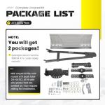 Universal 48" Adjustable ATV Snow Plow Kit