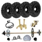 Complete Rear Axle Kit for Go Karts & ATVs