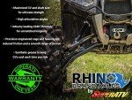 SuperATV Heavy Duty Rhino Brand Front Axle for Polaris Sportsman 550/850 / 1000 (See Fitment) | 1 Front Axle | Made of 4340 Chromoly Steel | Synthetic Grease to Keep CV's Cool | Maximized Shaft Size