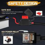 LED Light Bar Wiring Harness Kit for ATV/UTV