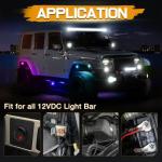 LED Light Bar Wiring Harness Kit for ATV/UTV