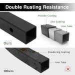 Leader Accessories Folding Trailer Hitch Cargo Carrier