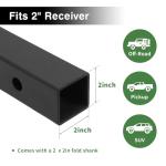 Leader Accessories Folding Trailer Hitch Cargo Carrier