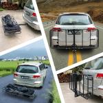 Leader Accessories Folding Trailer Hitch Cargo Carrier