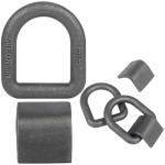 Weld-On Forged Steel D Rings for Tie-Downs