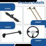 Adjustable Steering Wheel Kit for 110cc Go Kart