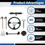 Adjustable Steering Wheel Kit for 110cc Go Kart