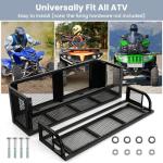 Heavy-Duty ATV Rear Drop Basket Rack