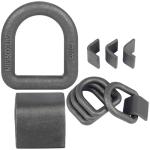 Jevie Weld-On Steel D Rings - 5,000 lbs Strength