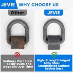 Jevie Weld-On Steel D Rings - 5,000 lbs Strength