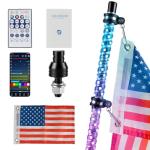 3FT RGB LED Light Whips with Remote and Music