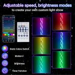 3FT RGB LED Light Whips with Remote and Music