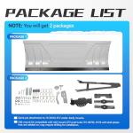 Universal 48" Steel ATV Snow Plow Blade Kit