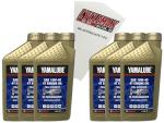 Cyclemax Yamaha Yamalube 10W-40 Oil Six Pack
