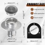 YOMIRACING Billet Aluminum Fuel Filler Neck and Cap