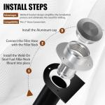 YOMIRACING Billet Aluminum Fuel Filler Neck and Cap