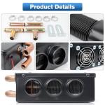 Portable 12V 50W Windshield Defroster and Heater