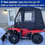 ATV Cab Enclosure with Windshield and Canopy