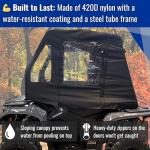 ATV Cab Enclosure with Windshield and Canopy