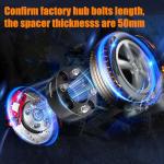 GAsupply 2" Black ATV Wheel Spacers 4x110