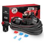 Nilight 16 AWG Wiring Harness Kit for ATVs